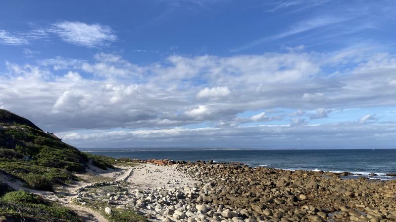 Figure 1: Scene from a recent windy family walk in Cape St Francis