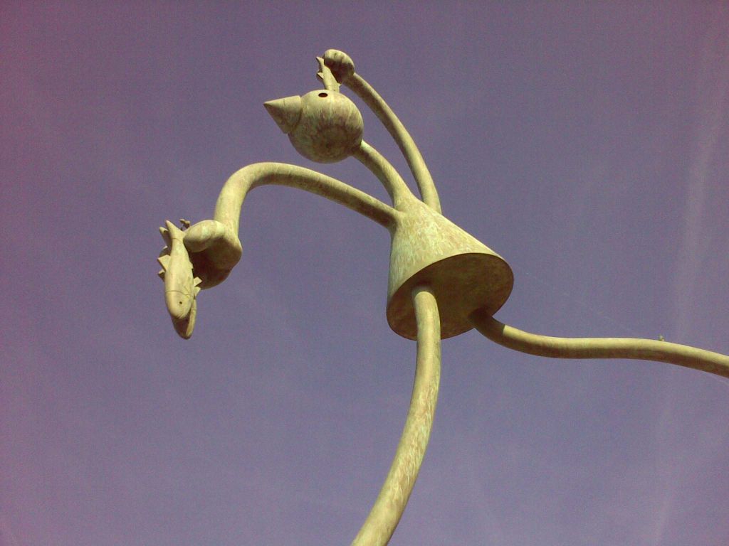 "Haringeter" by Tom Otterness.