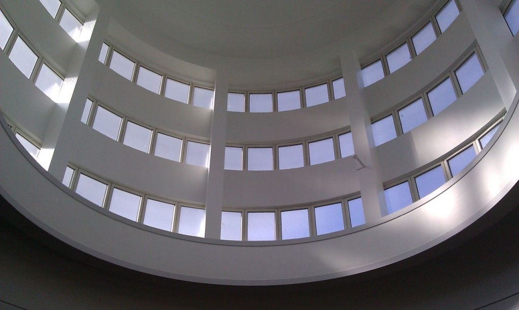 Art Deco tower from the inside in the Tårnsalen, Lysverket.