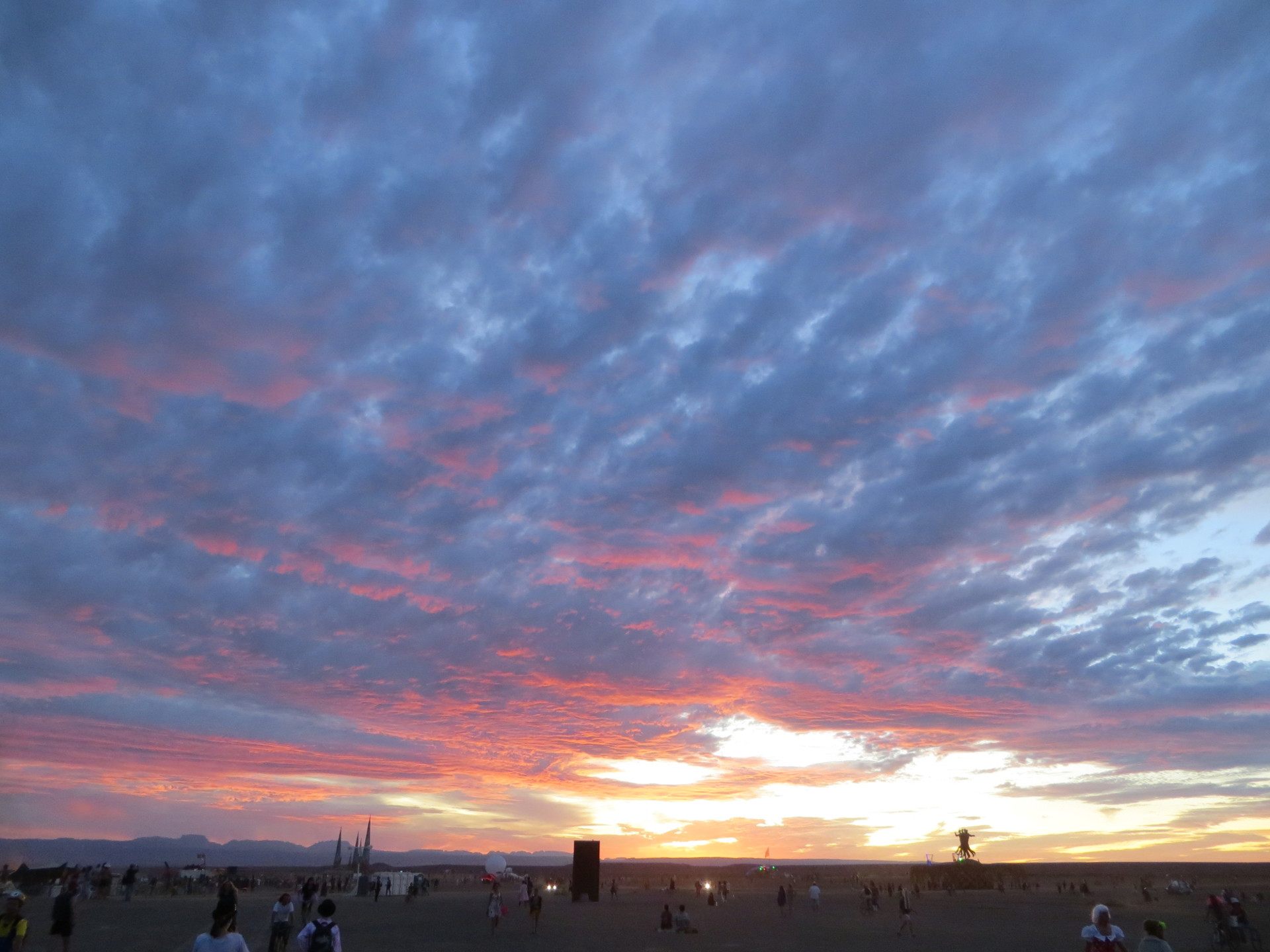 Sunset at AfrikaBurn 2015.